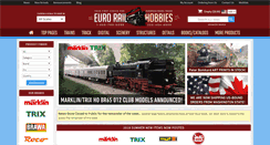 Desktop Screenshot of eurorailhobbies.com